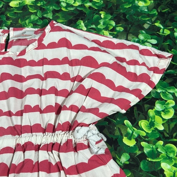 Hanna Andersson Wanna Play Tunic Dress size 120 size 6/7 pink white - Picture 5 of 14